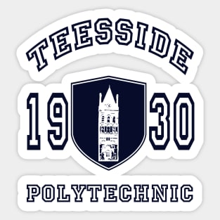 Teesside Polytechnic Sticker